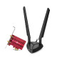 TP-Link AX5400 Archer TXE75E bežični Tri-Band Wi-Fi 6E BT5.3 PCI-E adapter 574Mbps/2402Mbps/2402Mbps (2.4GHz/5GHz/6GHz),