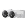 TP-Link Tapo C420WS kamera (2 kom) + Tapo H200 HUB 2K QHD), H.264, Full-Color Night Vision, 2xSpotlights, microSD, dvosm