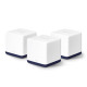 Mercusys Halo H50G(3-Pack) AC1900 Whole-Home Mesh Wi-Fi, Dual-Band 600Mbps/1300Mbps (2.4GHz/5GHz), 802.11 a/b/g/n/ac, 3×