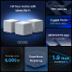 Mercusys Halo H50G(3-Pack) AC1900 Whole-Home Mesh Wi-Fi, Dual-Band 600Mbps/1300Mbps (2.4GHz/5GHz), 802.11 a/b/g/n/ac, 3×