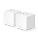 Mercusys Halo H60X(2-pack) AX1500 Whole Home Mesh WiFi 6, Dual-Band 300Mbps/1201Mbps (2.4GHz/5GHz), 802.11ax/ac/n/a 2.4 