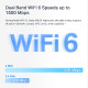Mercusys Halo H60X(2-pack) AX1500 Whole Home Mesh WiFi 6, Dual-Band 300Mbps/1201Mbps (2.4GHz/5GHz), 802.11ax/ac/n/a 2.4 