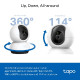 TP-Link Tapo C220 AI kamera 2K QHD, H.264, 360°/114° Pan/Tilt, Advanced Night Vision, microSD, dvosmjerni audio, AI dete