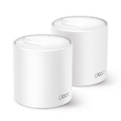 TP-Link AX3000 Deco X50 (2-pack), Dual-Band Mesh Wi-Fi 6, 574Mbps/2402Mbps (2.4GHz/5GHz), 802.11ax/ac/n/a/b/g, 3×G-LAN, 