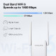 Mercusys AX1800 bežični pojačivač dometa (Range Extender Wi-Fi 6) Dual Band 574Mbps/1201Mbps (2.4GHz/5GHz), 802.11ax/a/n/ac/b