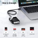 UGREEN čitač memorijskih kartica, USB 3.0, TF/SD/CF/MS kartice, 50cm, crni