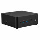 Mini desktop PC MSI Cubi NUC 1M-258BEU barebone Core 7 / WiFi 6E + BT 5.3 / 2x2.5Gbps / black