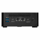 Mini desktop PC MSI Cubi NUC 1M-258BEU barebone Core 7 / WiFi 6E + BT 5.3 / 2x2.5Gbps / black