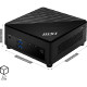 Mini desktop PC MSI Cubi 5 12M-001BEU barebone i7 / WiFi 6E + BT 5.3 / 1Gbps + 2.5Gbps / black