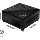 Mini desktop PC MSI Cubi 5 12M-261BEU barebone i5 / WiFi 6E + BT 5.3 / 1Gbps + 2.5Gbps / black