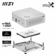 Mini desktop PC MSI Cubi 5 12M-263BEU barebone i5 / WiFi 6E + BT 5.3 / 1Gbps + 2.5Gbps / white
