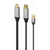 Gembird Active 4K HDMI male to DisplayPort male adapter cable, 2 m, black