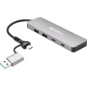Sandberg USB-C A to 2xUSB-A 2xUSB-C Hub