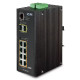 Planet Industrial 10-Port (8x 1GbE RJ45 36W Port POE (240w) 2x 100 1000 SFP Slots), L2 Managed Switch (-40 to 75 C)