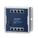 Planet Flat-type Industrial 8-Port 10 100 1000T Wall-mounted Gigabit Ethernet Switch
