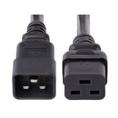 NaviaTec Power Cable - IEC C19 to IEC C20, black, 2m