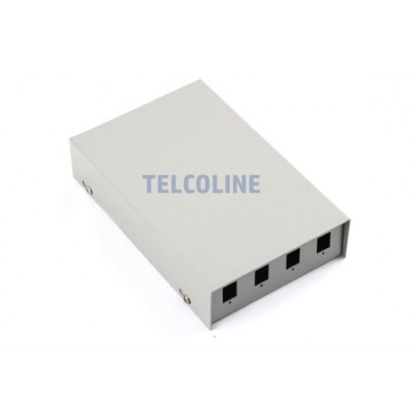 NFO Patch Panel Wall Mounted, 4x SC Simplex LC Duplex