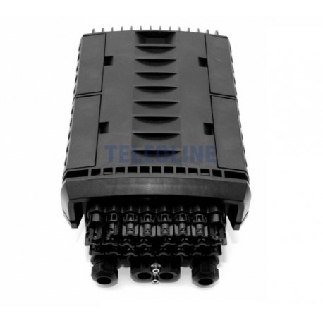 NFO Splice Closure, 4 inputs, 24 outputs, Wall and pole mount