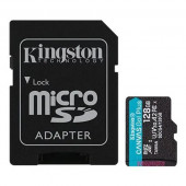 Kingston microSD, Canvas Go! Plus, R200, 128GB