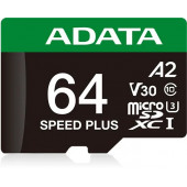 ADATA microSD U3, V30, 160/140MBs, 64GB