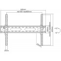 Manhattan TV nosač zidni 37"-70" do 45kg, crni
