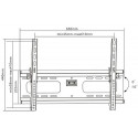Manhattan TV nosač zidni 37"-70" do 75kg, crni