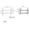 Manhattan TV nosač zidni 37"-80" do 80kg, crni