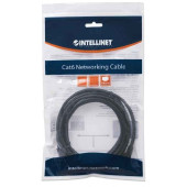 Intellinet Cat6, CCA, U/UTP, PVC, RJ45,0.25m, sivi
