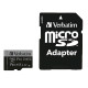 Verbatim memorijska kartica PRO Micro SDXC 256GB, U3, A2, V30, Class 10 Card + adapter