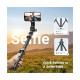 UGREEN Selfie stick 3u1 Tripod s bluetooth daljinskim do 7.2 incha, crni