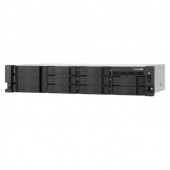 8-bay short depth rackmount NAS, Intel Atom C5125 8C 2.8GHz, 8GB RAM,2 x 2.5GbE, 2 x M.2 2280, 2 x PCIe Gen3 x4, 4 x USB 3.2 
