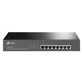 TP-Link 8-Port Gigabit PoE+ Switch, 8 Gigabit RJ45 Ports, 802.3at/af, 126W PoE Power, 1U 13-inch Rac