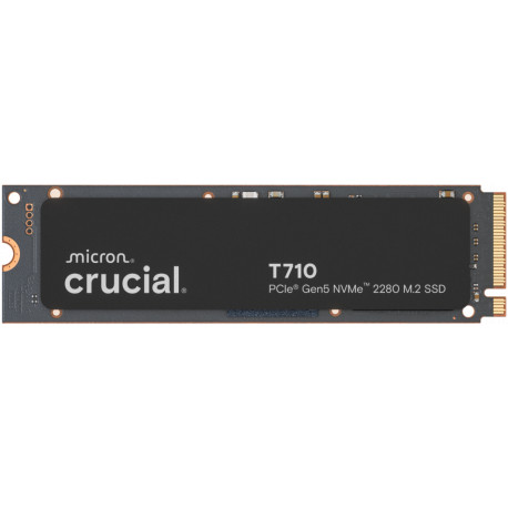 CRUCIAL T710 2TB PCIe Gen5 NVMe M.2 2280 SSD up to 14500 MB/s read and 13800 MB/s write