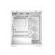 Računalniško ohišje DeepCool CG580 4F, ATX, Midi-Tower, kaljeno steklo, belo