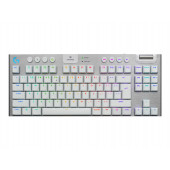 Tipkovnica Logitech G915 X LIGHTSPEED TKL, GL Tactile, Wireless, bela, SLO g.