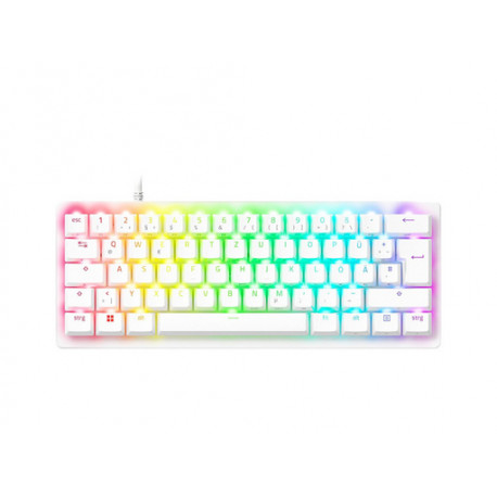 Tipkovnica Razer Huntsman V3 Pro Mini, Bela, RGB, PBT, Analogna stikala Gen2, SLO g.