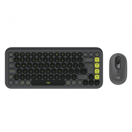 Tipkovnica in miška Logitech POP Icon Combo, Bluetooth, grafitna, SLO g.