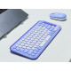 Tipkovnica in miška Logitech POP Icon Combo, Bluetooth, vijolična, SLO g.