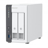 2-bay ARM 4C 2.0GHz  2 x SATA 6Gb/s 3.5"/2.5" 4GB RAM on-board 1 x GbE 1 x 2.5GbE  1 x USB3.2 Gen1 and 2 x USB2.0