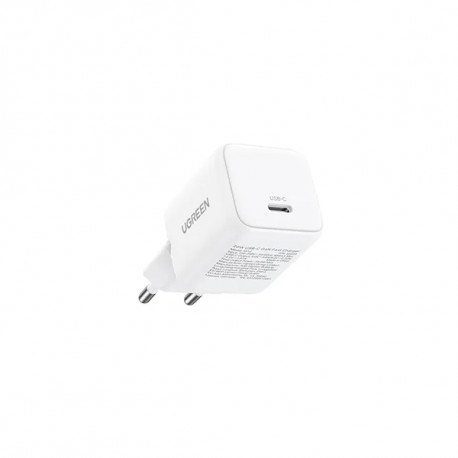 UGREEN zidni punjač 20W, 1×USB-C, GaN, bijeli