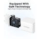UGREEN zidni punjač 20W, 1×USB-C, GaN, bijeli