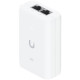 Ubiquiti U-POE+ adapter 30W, powers UniFi PoE+ devices, reduce dependency on PoE switch power, Conta