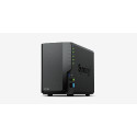 Synology DS225+, Tower, 2-bays 3.5'' SATA HDD/SSD, CPU Inte Celeron J4125 4-core (4-thread) 2.0 GHz,