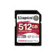 Kingston 512GB SDXC Canvas React Plus SDXC UHS-II 280R/150W U3 V60