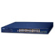 Planet Layer 3 24-Port 10 100 1000T 802.3at PoE 4-Port 10G SFP