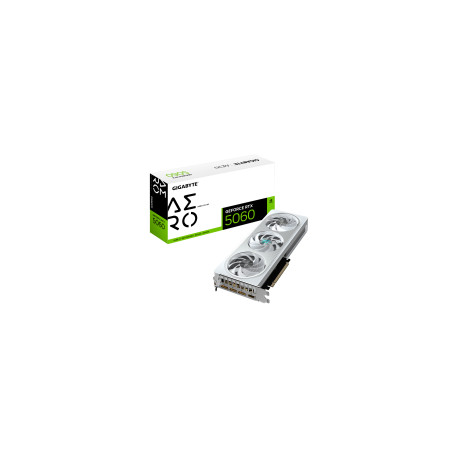GIGABYTE Video Card NVIDIA GeForce RTX 5060 AERO OC 8G (8GB GDDR7/128bit, PCI-E 5.0, 1x 8Pin Power c