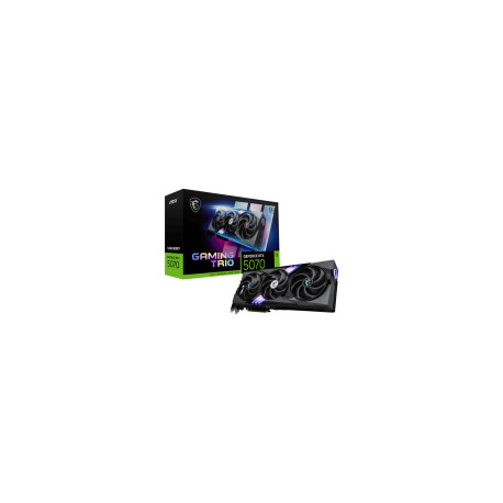 MSI - NVIDIA GeForce RTX 5070 12G GAMING TRIO OC 12GB GDDR7 PCI Express Gen 5 Graphics Card - Black