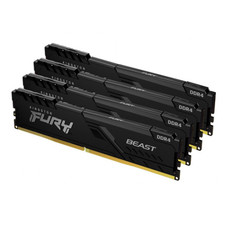 Kingston Technology FURY Beast memorijski modul 128 GB 4 x 32 GB DDR4 3200 MT/s