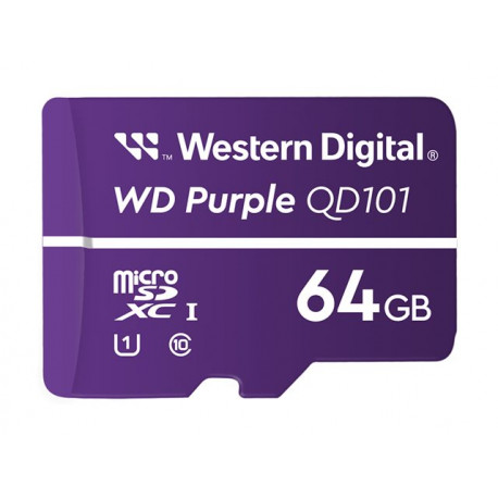 WD Purple 64GB SC QD101 microSD