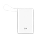 Silicon Power Powerbank CP10, 10000mAh, 20W, built in USB-C cable, USB-C+USB-A port, bijeli